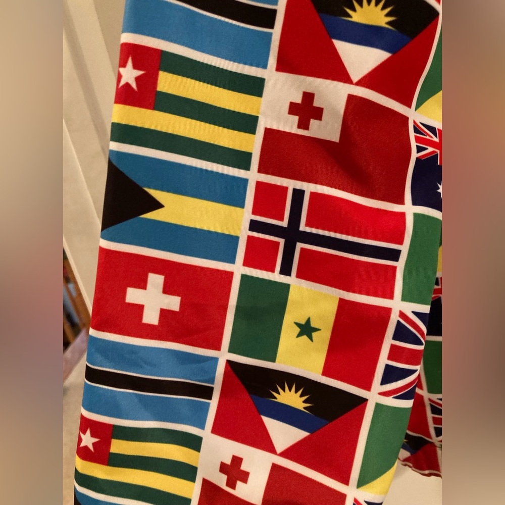 Forever 21 Men International Flags Full Zip Jacket Colorful Men’s Size Small - Picture 6 of 13